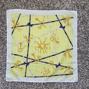 Elegance Paris vintage scarf handkerchief pocket square